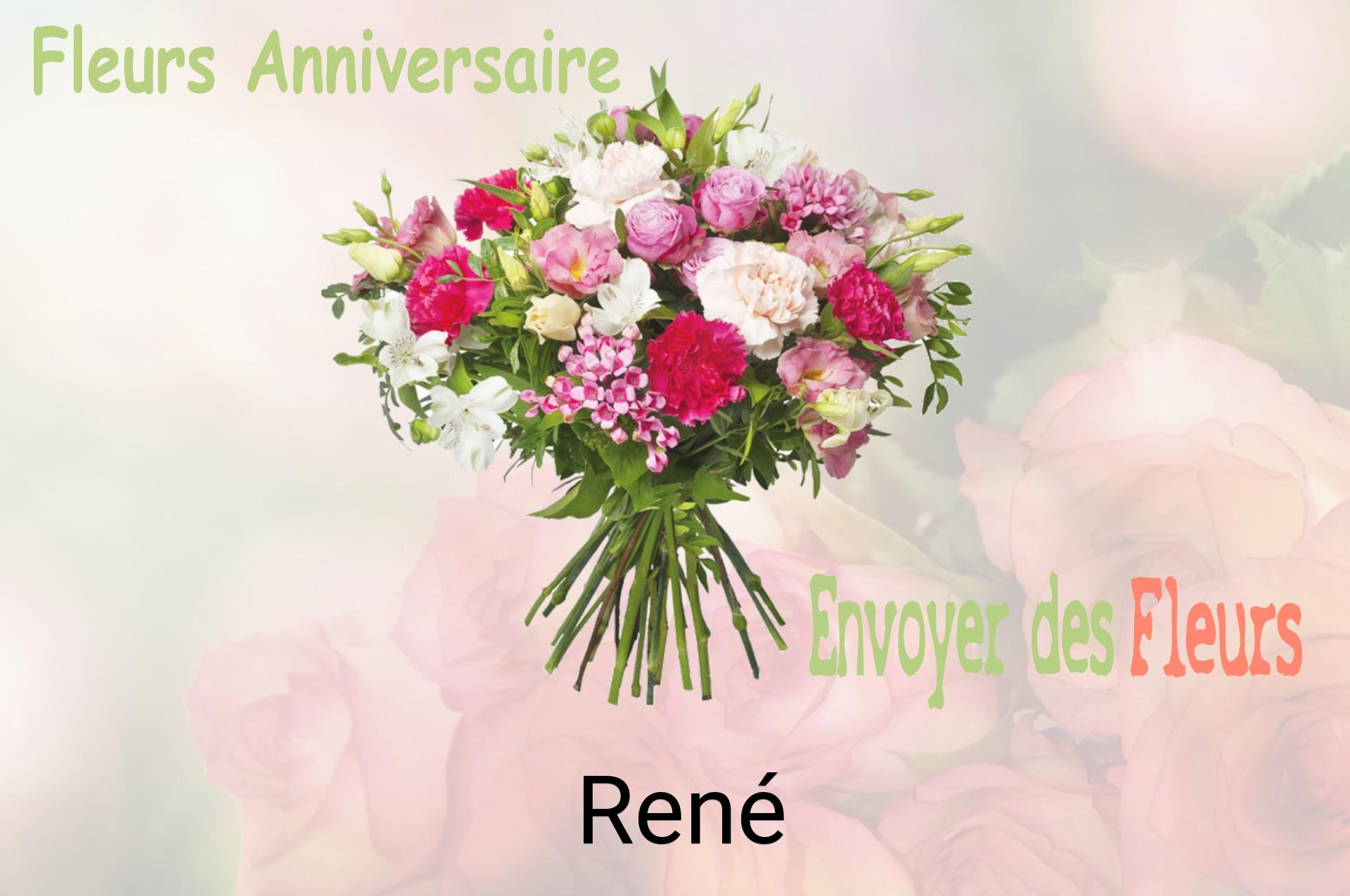 Bouquet de fleurs d’anniversaire livré à René